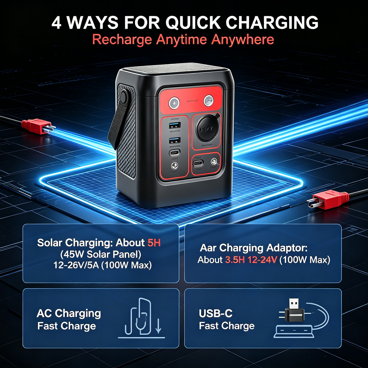 Portable LiFePO4 Power Station